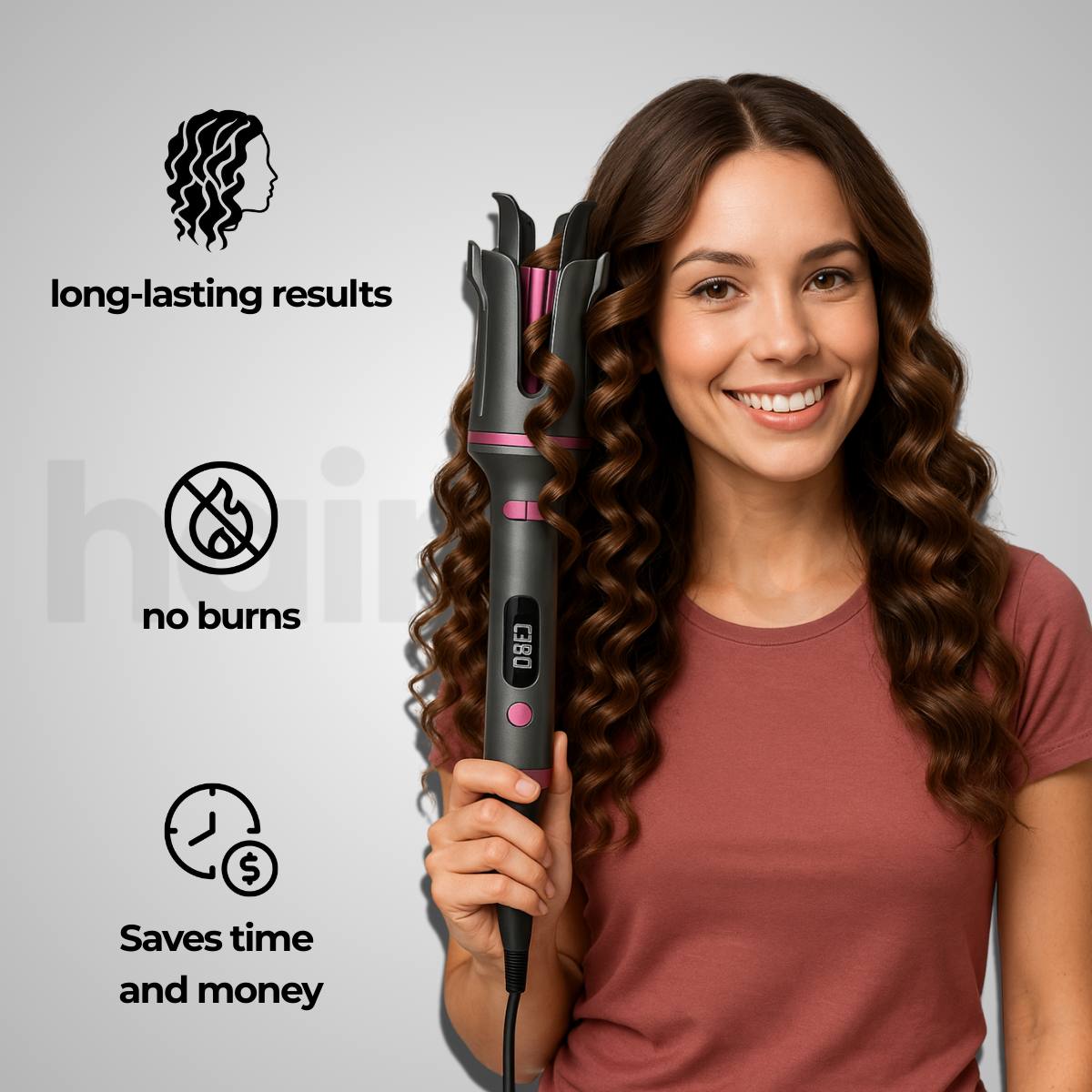 Hairstrait™ Automatic Curler